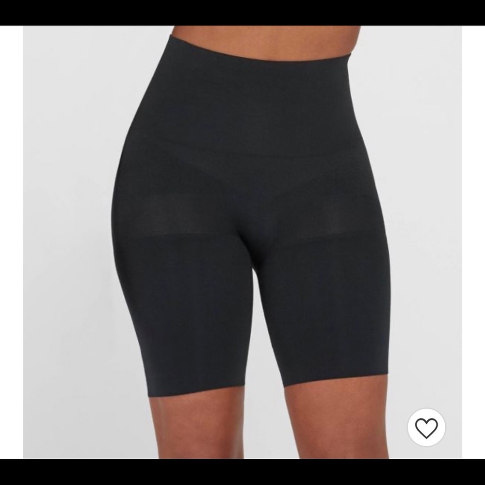 Spanx Remarkable Results Mid Thigh Shaper Black